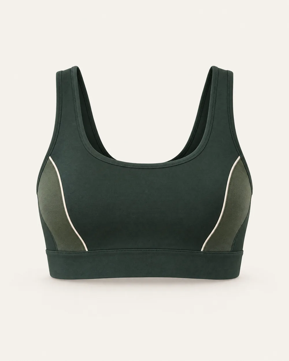 Sports bra, front view