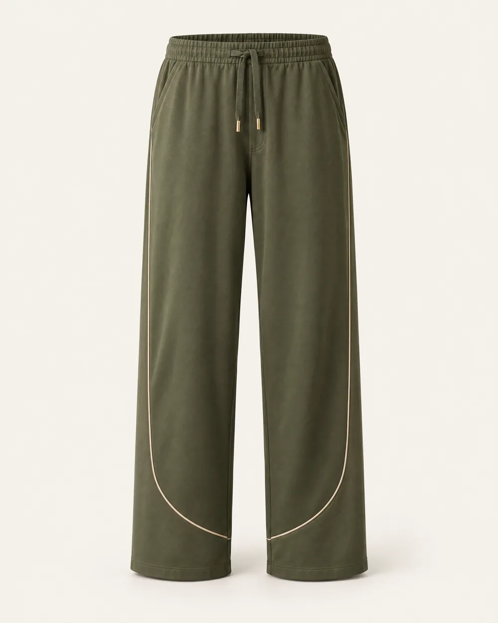 Wide-leg pants, front view