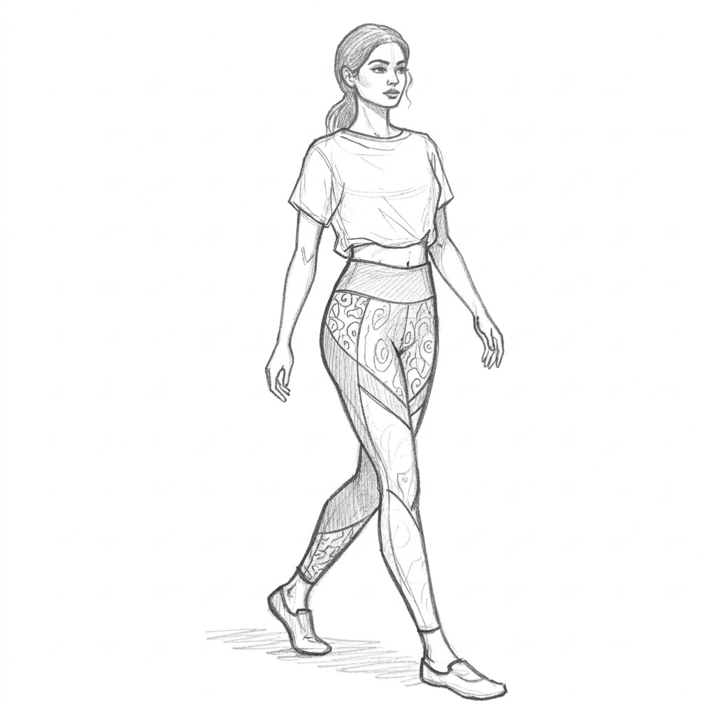 Performance Leggings sketch